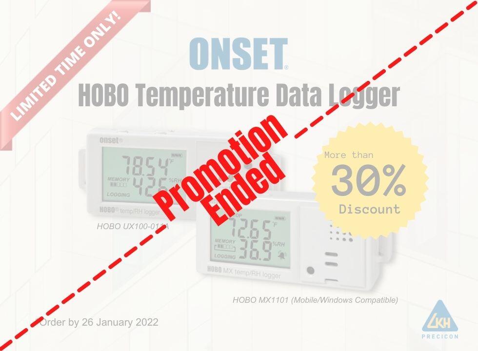 (LKH Precicon) Onset HOBO Temp RH Data Logger Promotion (Promo end)