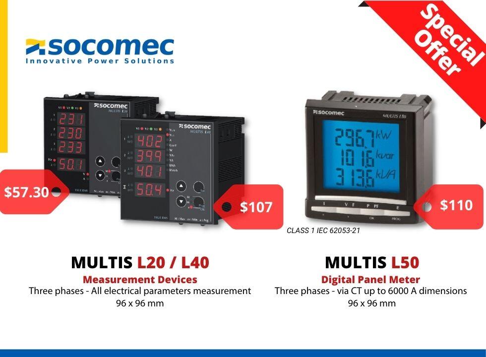 Nuttig Kosten Vervolgen Socomec Single & Multi-Meters Promotion - LKH Precicon