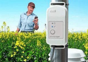 outdoor data logger is water resistant and can withstand any environment