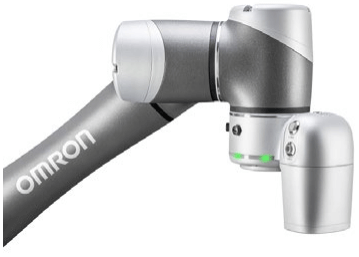 The OMRON TM Cobot allows customers to expand their material-handling possibilites and operate freely in a selected food-handling, packaging, and palletizing environment.