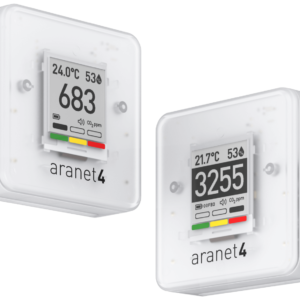 The perfect companion for indoor environments allowing you to monitor CO2 levels, temperature, relative humidity and atmospheric pressure