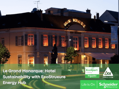 Hotel Sustainability with EcoStruxure Energy Hub