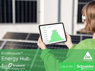 Schneider Electric’s ExoStruxure Energy Hub is a cloud-based energy management software that is simple to deploy and requires little initial investment. Whether you need to monitor one building or a portfolio of properties, you can access your data instantaneously from anywhere. Designed for commercial, industrial, and intuitional buildings, it simplifies energy management across the operational lifecycle and helps you achieve your sustainability goals.