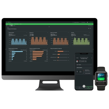 Schneider Electric Energy Hub help to monitor energy of buildings, infrastructure and manufacturing plants