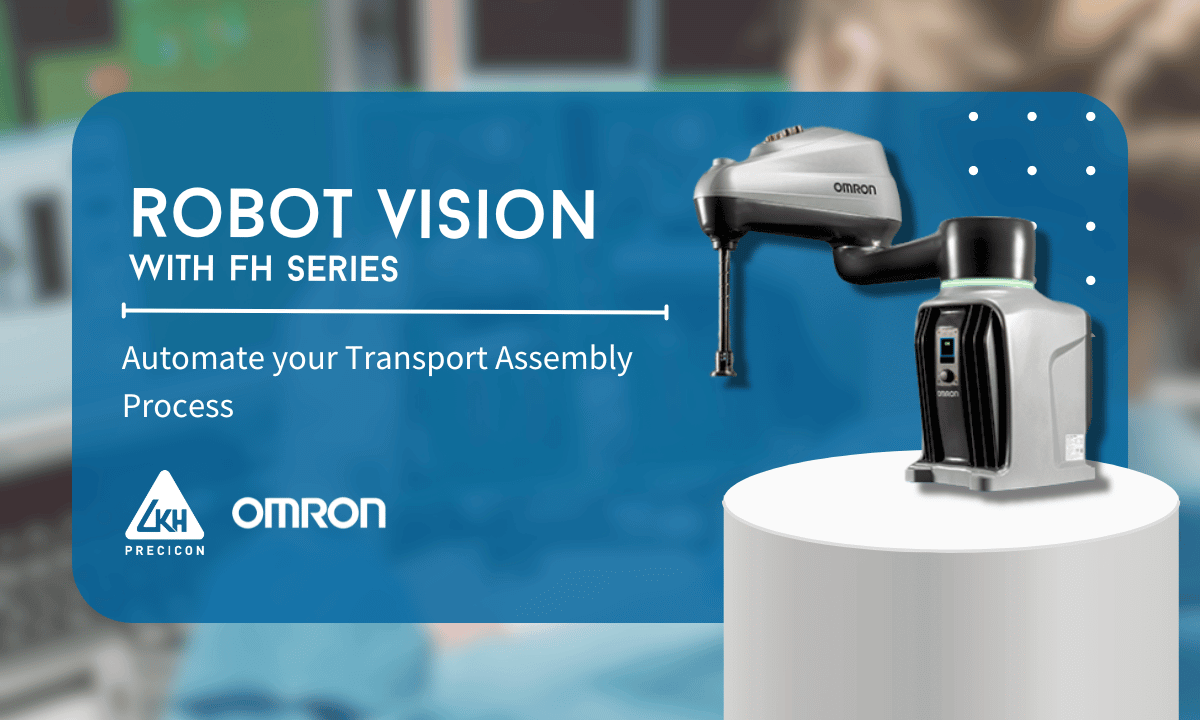 Omron's Robot Vision with FH Series is an innovative technology that manages limited manpower while maintaining high-quality assembly standards.